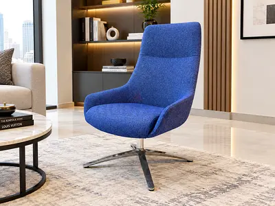Boss Design Marnie High Back Swivel Lounge Chair
