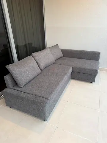 Grey 3-seater Sofa Bed in Good Condition, ikea. Used for 1-2 months.