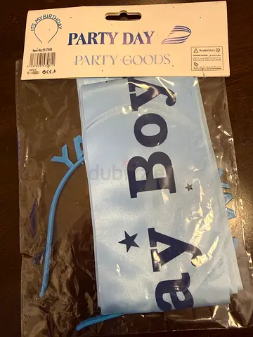 New 'Baby Boy' Satin Sash - Baby Shower/Party Accessory