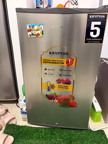 Krypton Single Door Refrigerator 95L - Good Condition 3 months used