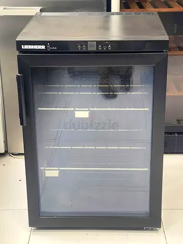 Liebherr Freestanding Wine Cooler - Glass Door, Good Condition counter top