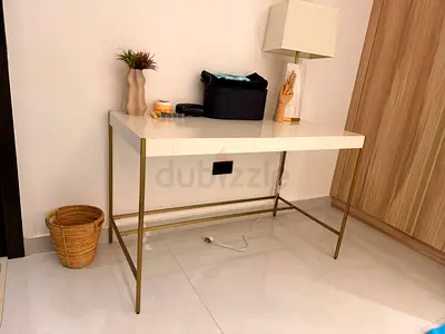 A BEAUTIFUL 'WEST ELM ZANE MINI DESK' FOR SALE - PALM JUMEIRAH GARAGE SALE!!