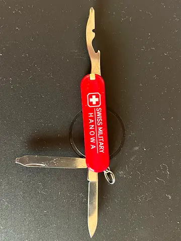 Swiss Military Hanowa pocket multi-tool knife - small vintage Swiss Army-style
