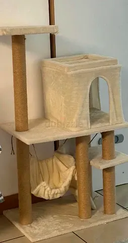 Cat tree house