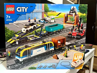 LEGO City Freight Train 60336 - 1153 pcs, Complete Set