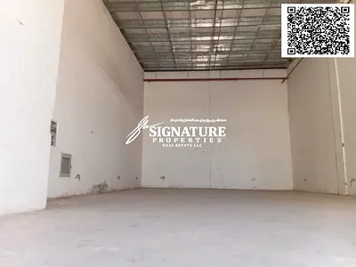 Prime Main Road Warehouse Shed in Al Jurf 1 (Near China Mall) – 16 kW Power | Container Access