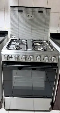 Midea 4-Burner Gas Cooker with Oven – Good Working Condition
