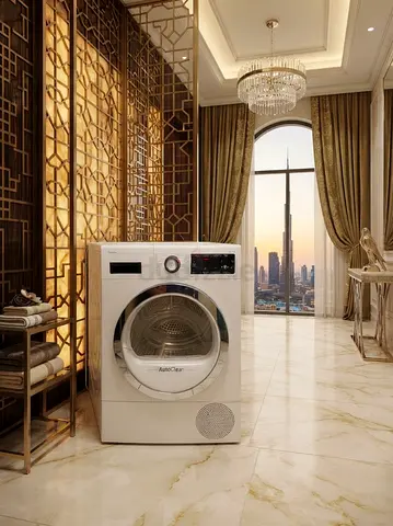 Bosch Series 8 Heat Pump Dryer – Auto Clean, WiFi Connected