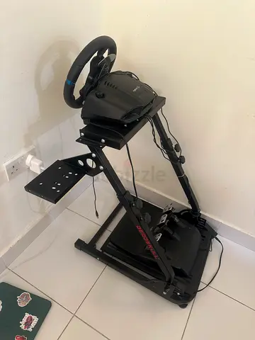 Thrustmaster T300/TX style Racing Wheel Stand with Pedal Mount - Foldable Rig