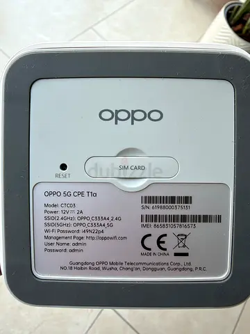 OPPO 5G CPE T1a Home Router (Excellent Condition)