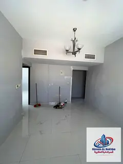 One-bedroom and living room apartment in Sharjah—excellent location and high-end (super deluxe) fi