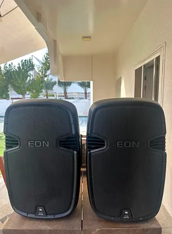 Pair of JBL EON Powered PA Speakers