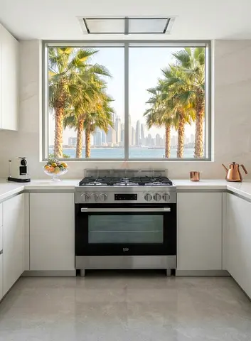 Beko 90x60Cm Gas Cooker 6 Burners With Electric Oven, New Model
