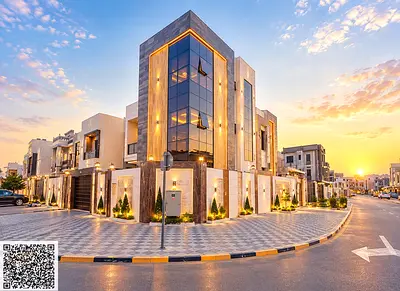 An exceptional opportunity in Al Amerah – Ajman | Brand-new corner villa | 6 master bedrooms + rooftop |