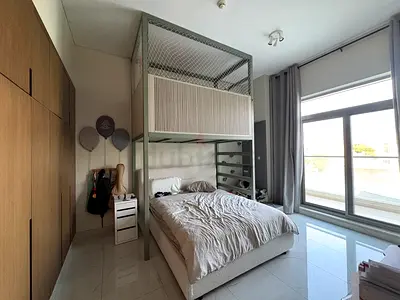 Custom-Made Wooden Kids’ Loft Bedroom + Play Area – AED 6,000