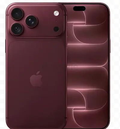 Apple I phone 18 pro max 512 GB burgundy