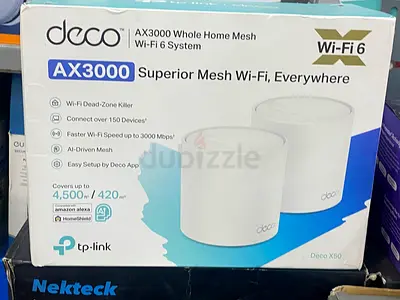 TP-Link Deco AX3000 (Deco X50) Whole Home Mesh Wi‑Fi 6 System - 2 Pack