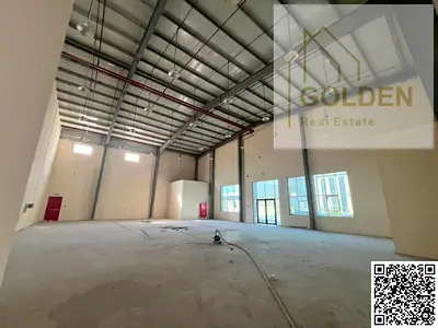 45kW Power Capacity Industrial Warehouse for Rent in Umm Al Quwain on the Main Road