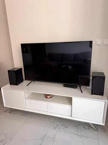 TV - white cabinet