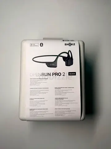 Shokz OpenRun Pro 2 bone conduction sports headphones in Black