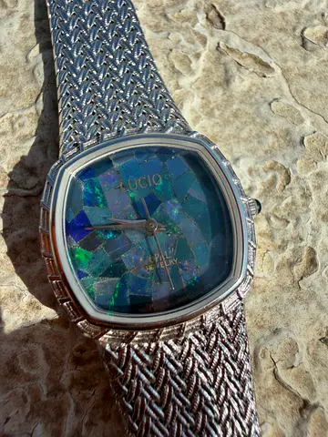 Lucio Opal stone swiss ladies watch