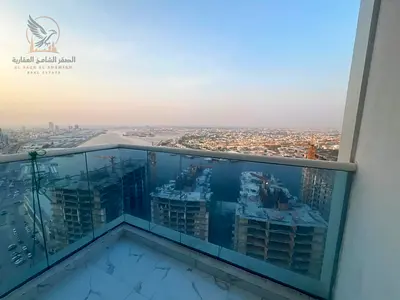 غرفتين وصالة في أبراج الواحة | إطلالة بحرية | جيم ومسبح | باركن خاص