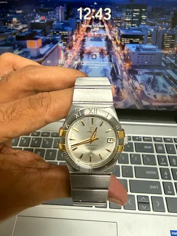 Omega Constellation Stainless Steel & Gold Automatic Watch, Date Window