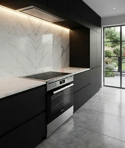 Terim TERIC66ST 60x60Cm Freestanding Induction Cooker, 4-Zone Hob