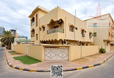 Investment Property for Sale in Al Nuaimiya Ajman 3,600 Sq Ft Corner Building with Ground Floor Vil