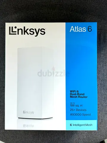 Linksys Atlas 6 AX3000 WiFi 6 Mesh Router – Used + Original Box