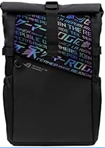 ASUS ROG Roll-Top Gaming Backpack - Black