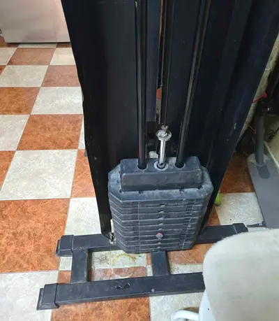 Gym weight stack with selector pin - spare replacement / parts