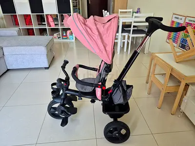 3-in-1 Push Trike with Parent Handle and Canopy - Lightly Used