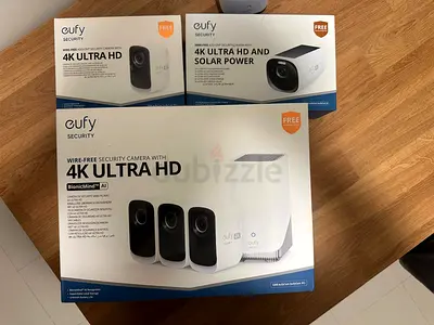 Eufy 4K Ultra HD Wire-Free Security Camera System (3 cameras + base)
