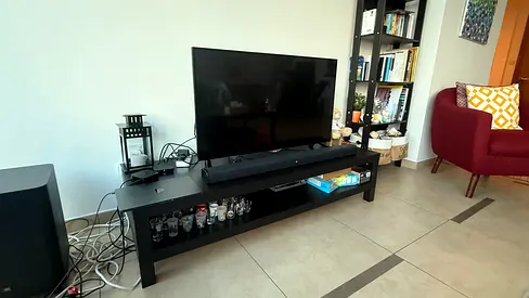 IKEA Black TV Unit / Media Console - Good Condition