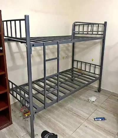 Metal Bunk Bed Frame - Sturdy Double Decker
