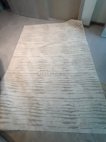 Light beige modern area rug - perfect condition