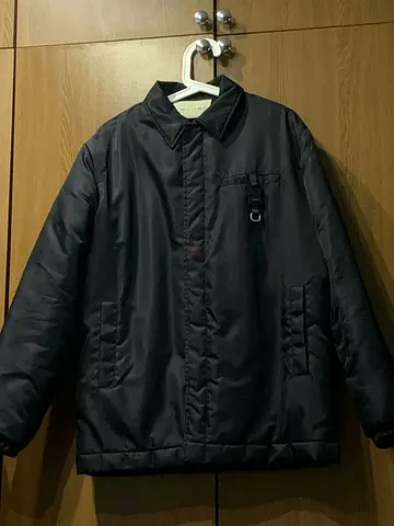 Black Padded Winter Jacket - Unisex, Size M