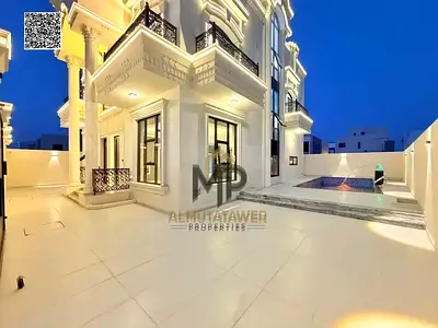 Luxury Villa with Pool for Sale in Al Helio 2 – Ajman | 5 Bedrooms + Majlis + 2 Living Areas + Rooftop Terrace | Freehold ownership for all nationalit