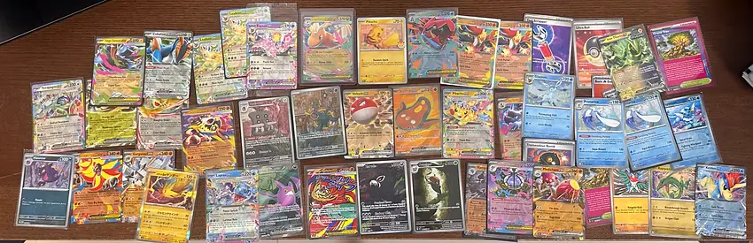 Collection of Pokémon Trading Cards  Mixed Rares, Holos and EX/GX/Full Art Cards