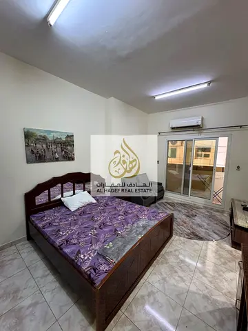 الايجارالشهري عجمان الرشيدية 1 خلف فندق رامادا البنايه عائلات استوديو مفروش فرش جديدة وبلكونه مطبخ منفصل شامل الفواتيركهرباء ومياء وصرف صحي والانترنت