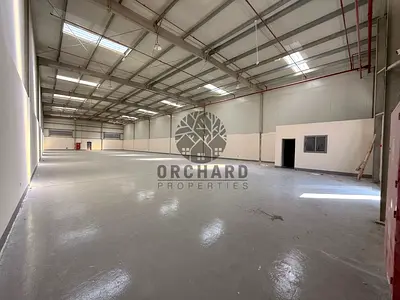 110000 SQFT / WITH 2 ENTRANCES/ 7 METTER HEIGHT/ STORAGE /