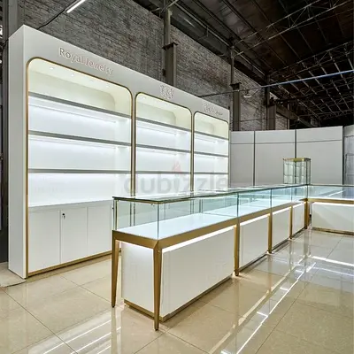 Retail Jewelry Display Counters /jewellery shop/ jewellery kiosk/and Wall Shelvs