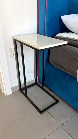 Side Table with Marble Top
