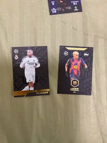Topps match attax black edge UEFA Champions League Trading Cards - Rare Player Inserts (2 Cards)