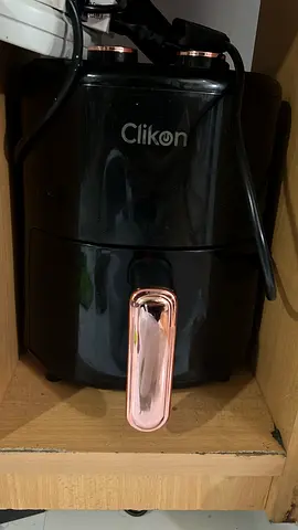 Clikon Air Fryer - Compact Black/Rose Gold, Good Condition