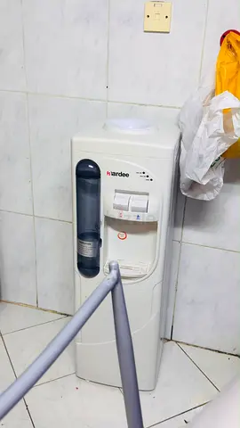 White Kardee water dispenser - hot and cold