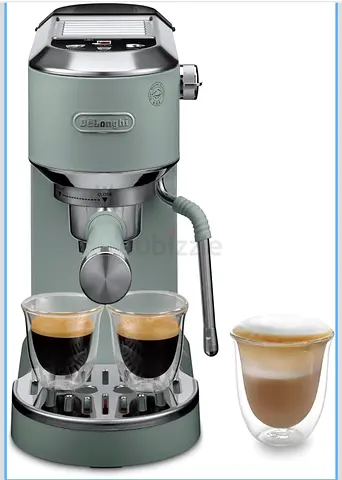 De'Longhi Dedica Duo EC890.GR, Barista Coffee Machine with Pump, Espresso and Cold Brew