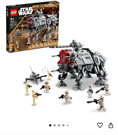LEGO Star Wars at-TE Walker 75337 Building Toy Set for Kids, Boys, and Girls Ages 9+ (1,082 Pieces)