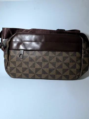 Brown light weight sling bag